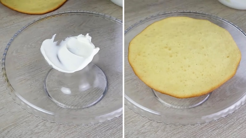 Как собрать торт Молочная девочка на блюде