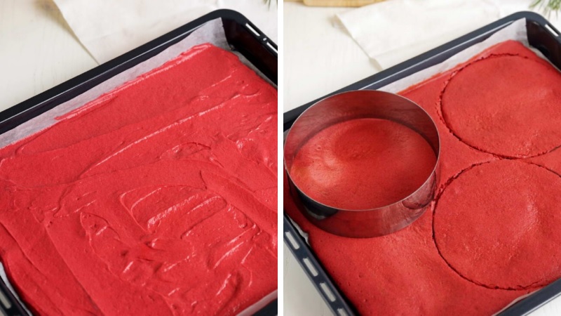 Как приготовить торт Красный бархат на противне