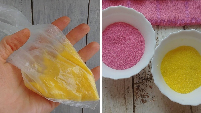 Как сделать Цветной сахар