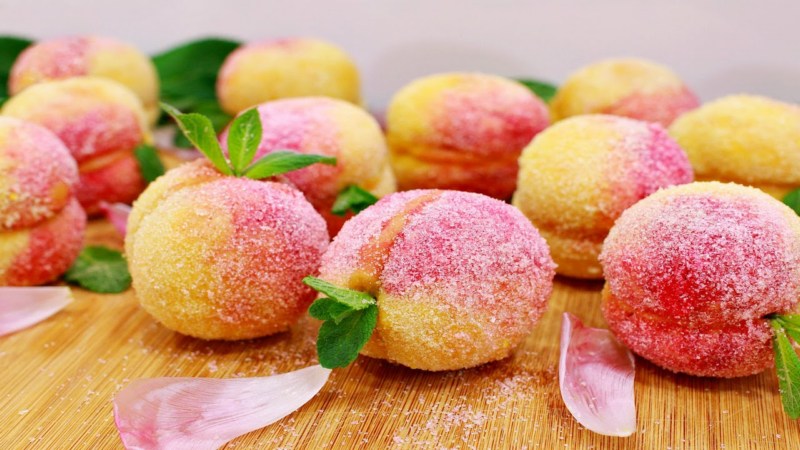 Пирожное Персики домашнее пошаговый рецепт с фото